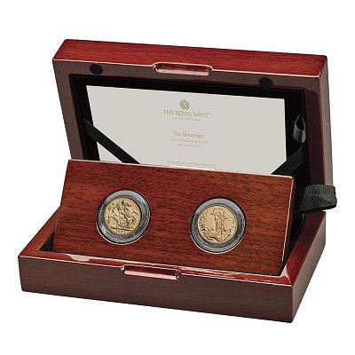 The Diamond Jubilee Sovereign 2-Coin Gold Set