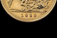 1/2 Libra Isabel II 1982 Grã-Bretanha