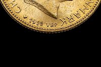 20 Coroas Cristiano X 1914 Dinamarca