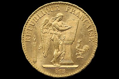 20 Francs Standing Genius 1893 A France