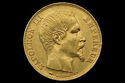20 Francos Napoleón III 1857 A Francia