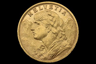 20 Francs Vreneli Helvetia 1916 B Switzerland