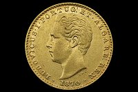 2000 Réis (Quinto de Coroa) D. Luís I 1870 Portugal