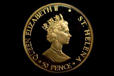 50 Pence Elizabeth II 2000 The Queen Mother Saint Helena