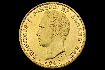 5000 Reis (Half Crown) Luis I 1869 Portugal