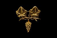 Alfinete Folhas Uvas