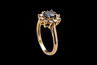 Anillo Diamantes Zafiro