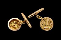 Botões de Punho Conchas