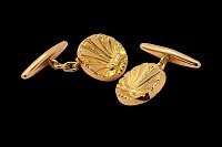 Botões de Punho Conchas