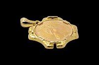 Colgante con Libra Reina Isabel II 1982