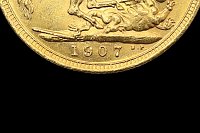 Libra Eduardo VII 1907 M Grã-Bretanha