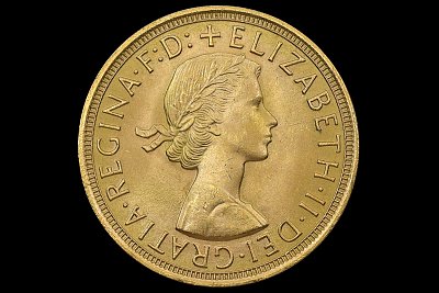 Sovereign 1957 Queen Elizabeth II Great Britain