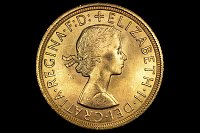 Libra Isabel II 1958 Grã-Bretanha