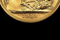 Libra Isabel II 1958 Grã-Bretanha