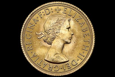 Libra Isabel II 1963 Grã-Bretanha