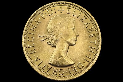 Libra Isabel II 1968 Grã-Bretanha