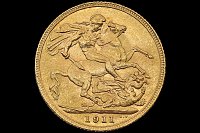 Libra Jorge V 1911 Grã-Bretanha