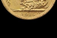 Libra Rey Jorge V 1915 Gran Bretaña