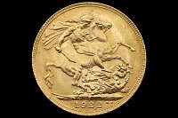 Libra Rey Jorge 1922 P Gran Bretaña