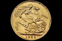 Libra Rey Jorge V 1928 SA Gran Bretaña