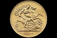 Libra Rey Jorge V 1930 SA Gran Bretaña