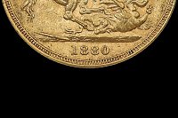 Libra Vitória Solteira com Pucho 1880 Grã-Bretanha