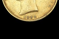 Sovereign 1882 S Queen Victoria Young Head Shield Great Britain