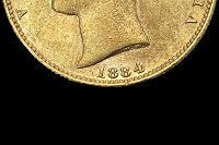 Libra Reina Victoria Joven Escudo 1884 M Gran Bretaña