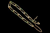 Diamonds Emeralds Links Bracelet